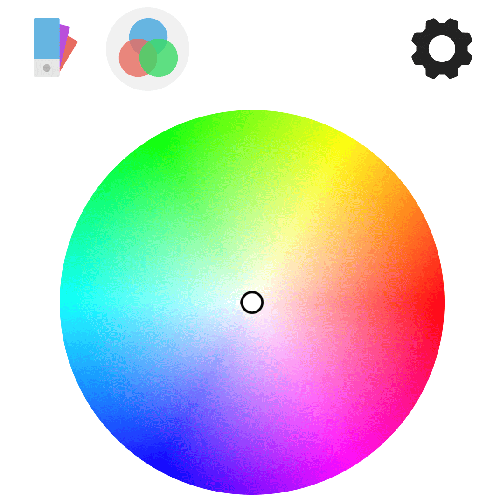  Screen shot of ESP8266 RGB interface